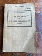 WO2 Amerikaans M1 Garand Rifle techisch voorschrift 1944, Verzamelen, Amerika, Verzenden, Boek of Tijdschrift