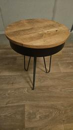 Bijzettafeltje, Minder dan 55 cm, Rond, Zo goed als nieuw, Industrieel