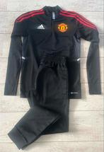 Trainingspak Adidas Manchester United, maat S/XS als nieuw, Zwart, Ophalen of Verzenden, Zo goed als nieuw, Voetbal