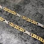 14k gouden ketting prachtig schakel valkenoog, Sieraden, Tassen en Uiterlijk, Kettingen, Ophalen of Verzenden, Nieuw, Goud