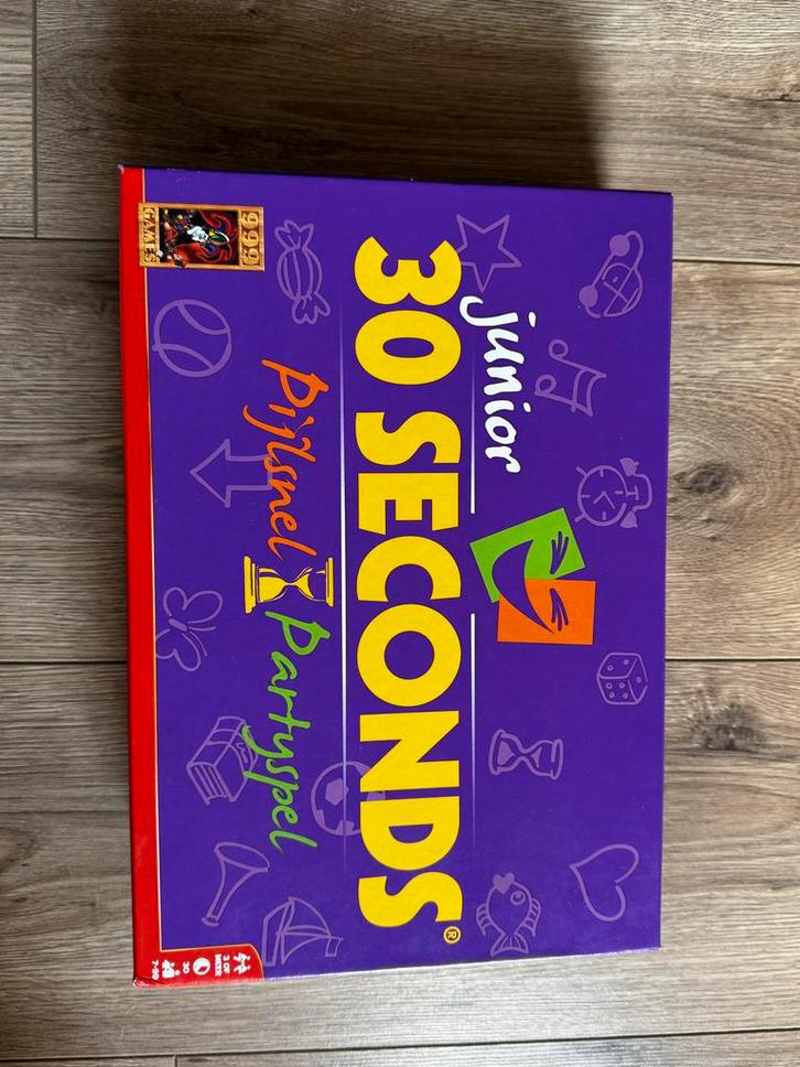 30 Seconds Junior - Leuk partyspel!, Hobby en Vrije tijd, Gezelschapsspellen | Overige, Zo goed als nieuw, Drie of vier spelers