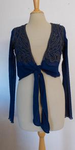 Donkerblauwe Ibiza/boho/hippie wikkel top van Didi! M, Kleding | Dames, Maat 38/40 (M), Zo goed als nieuw, Lange mouw, Verzenden
