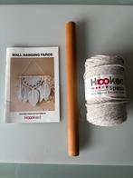 Macramé DIY pakket wandhanger., Ophalen of Verzenden, Zo goed als nieuw, Haken, Wol of Garen