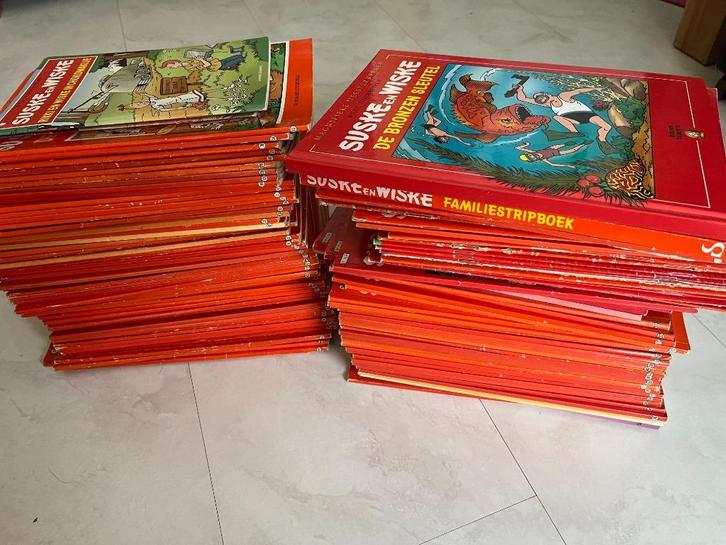 Collectie Suske en Wiske stripboeken. Verkocht aan Dennis, Boeken, Stripboeken, Gelezen, Meerdere stripboeken, Ophalen of Verzenden