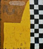 Harrie Gerritz, Yellow Chapel, origineel groot werk, Antiek en Kunst, Ophalen