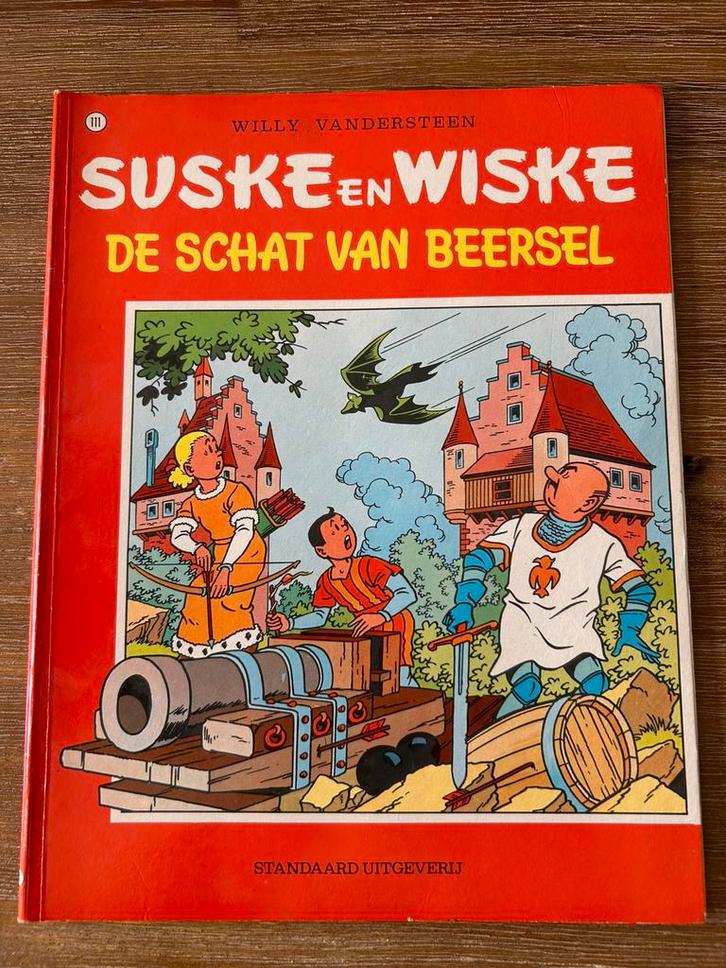Suske en Wiske nr. 111 – De schat van Beersel (stripboek), Boeken, Stripboeken, Zo goed als nieuw, Eén stripboek, Ophalen of Verzenden