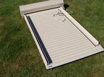 Rolluik. 90x130cm, beige, zgan, Doe-het-zelf en Verbouw, Rolluiken, Ophalen, Minder dan 100 cm, 100 tot 150 cm, Crème of Beige