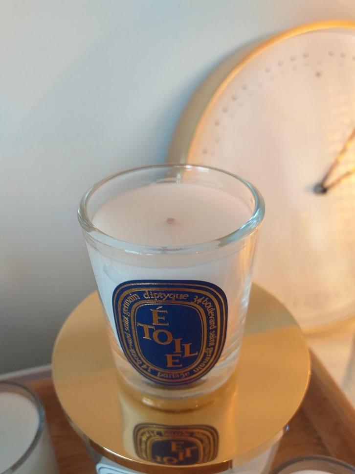 Originele Diptyque small candle Étoile (Star) nu 14,99 euro, Huis en Inrichting, Woonaccessoires | Kandelaars en Kaarsen, Nieuw