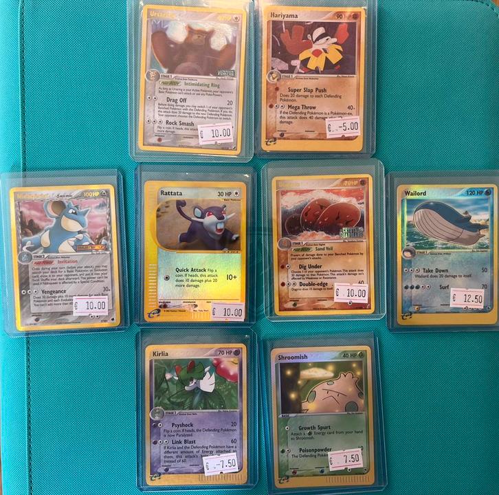 Vintage Pokemon Kaarten, Hobby en Vrije tijd, Verzamelkaartspellen | Pokémon, Gebruikt, Meerdere kaarten, Ophalen of Verzenden