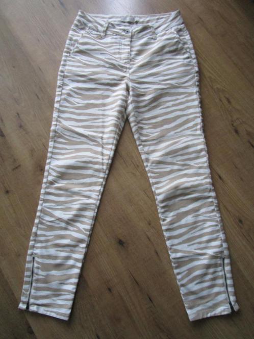 Broek Copenhagen maat 36, Kleding | Dames, Broeken en Pantalons, Zo goed als nieuw, Maat 36 (S), Beige, Lang, Verzenden