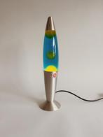 RETRO LAVALAMP | BLAUW/GEEL, -, -, Ophalen of Verzenden, -
