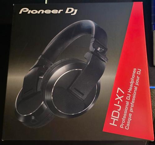 Pioneer HDJ-X7 (in doos), Audio, Tv en Foto, Koptelefoons, Zo goed als nieuw, Op oor (supra aural), Overige merken, Ophalen of Verzenden