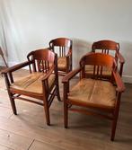 Frits Schuitema Jugendstil stoelen, Huis en Inrichting, Stoelen, Ophalen of Verzenden, Zo goed als nieuw, Bruin