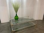 Vintage Pierre Vandell Parijs Tafel - Glas & Plexiglas, Ophalen