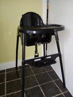 Zwarte Kinderstoel ikea, Kinderen en Baby's, Kinderstoelen, Ophalen, Gebruikt, Overige typen, Gordel(s)