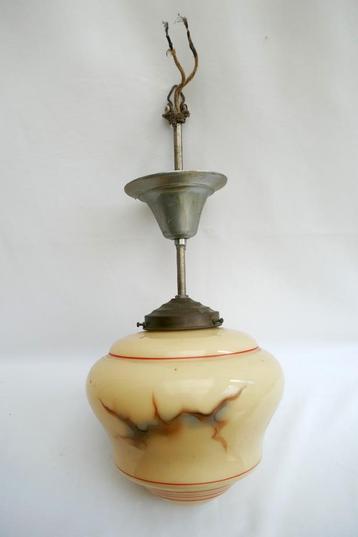 Art Deco - hanglampje - België jaren 30 beschikbaar voor biedingen
