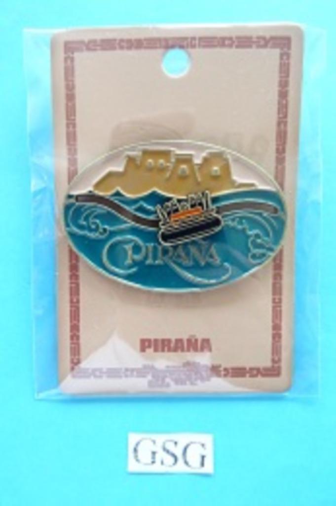 Pirana nr. EPP471-01, Verzamelen, Efteling, Nieuw, Button of Speldje, Ophalen