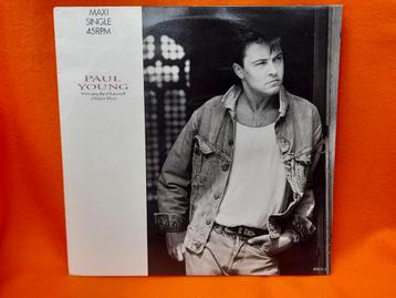12" Paul Young - Wonderland (1986) beschikbaar voor biedingen