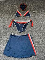Paté de sable bikini met bijpassend rokje 10 jaar, Bikiniset, Meisje, Ophalen of Verzenden, Zo goed als nieuw