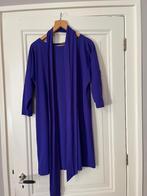 Ladress  jurkje Carla travelstof maat m blauw/paars, Maat 38/40 (M), Paars, Ophalen of Verzenden, Zo goed als nieuw