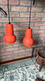 Vintage mid century stenen hanglampen nog perfect., Ophalen of Verzenden, Zo goed als nieuw, Minder dan 50 cm