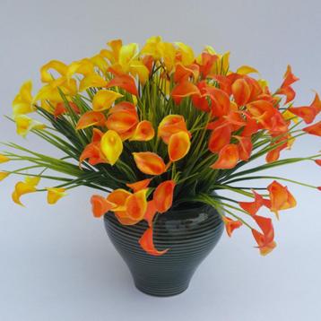 Kunst Calla Lelie Boeket / Nep Plant Bloemen Lelies Decor beschikbaar voor biedingen