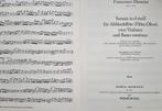 Mancini - Sonata d-moll - Partituur en losse partijen, Muziek en Instrumenten, Bladmuziek, Ophalen of Verzenden, Zo goed als nieuw