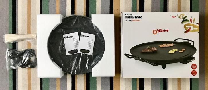 Brand New Tristar BP-2787 Circle Grill, Witgoed en Apparatuur, Grillplaten, Nieuw, Ophalen