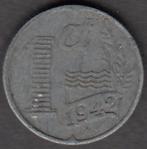 Nederland 1 cent 1942 Wilhelmina Zink, Sch. 1040, Postzegels en Munten, Munten | Nederland, Koningin Wilhelmina, Ophalen of Verzenden