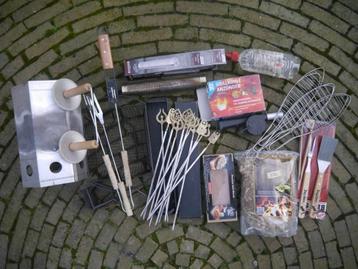 Barbecue set: brikettenstarter spiesen pellets smoker box... beschikbaar voor biedingen