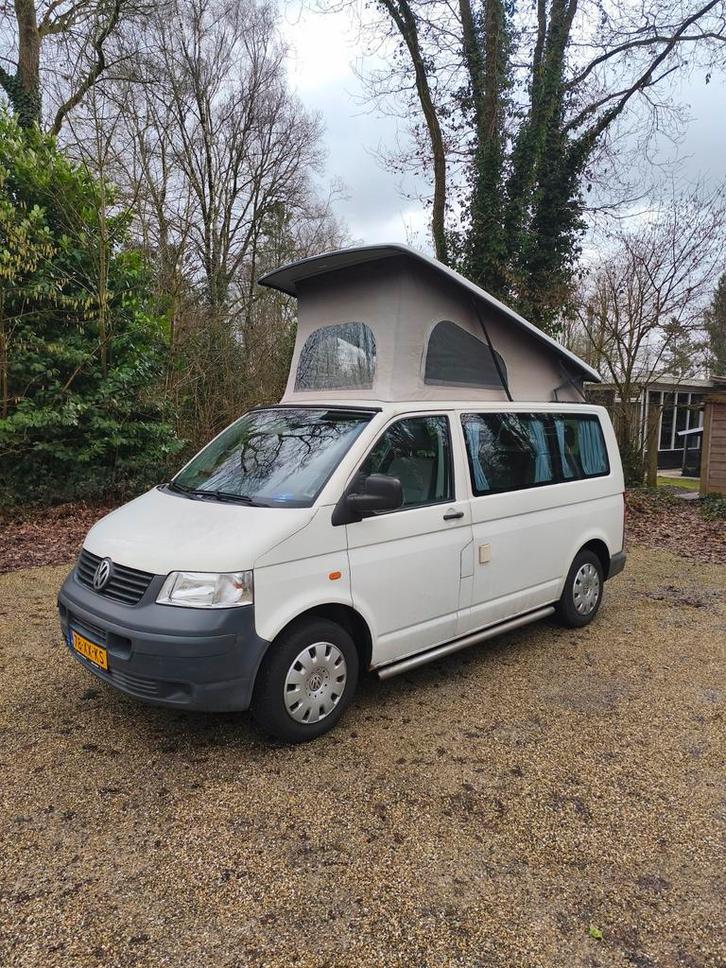 Volkswagen t5 camper 2.5 tdi 6 bak, Caravans en Kamperen, Campers, Particulier, tot en met 4, Buscamper of Camperbus, Volkswagen