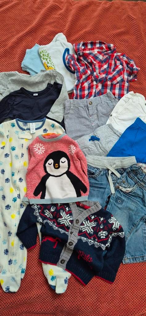 Kledingpakket, jongen, maat 80, Kinderen en Baby's, Babykleding | Maat 80, Gebruikt, Jongetje, Ophalen of Verzenden