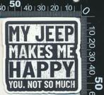 Sticker: Jeep (1), Verzenden, Zo goed als nieuw, Auto of Motor