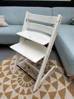 Stokke Tripp Trapp, kleur wit, redelijke staat, Ophalen, Gebruikt, Meegroeistoel
