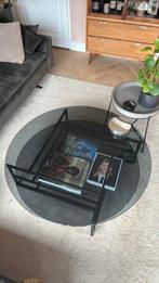 Rebellenclub glazen salontafel, Ophalen, Gebruikt, Rond, Glas