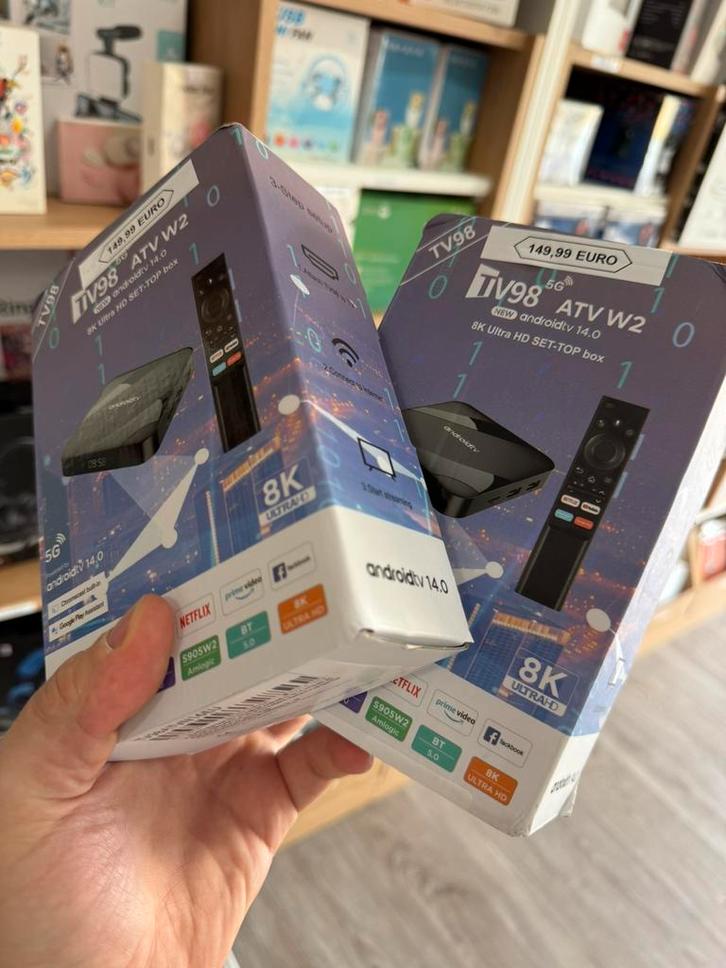 Android TV Box 8K Ultra HD, Boeken, Informatica en Computer, Zo goed als nieuw, Ophalen of Verzenden