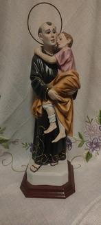 1224 Beeld van de Heilige Johannes de Deo- porselein NECA, Ophalen of Verzenden, Zo goed als nieuw, Beeld(je), Christendom | Katholiek