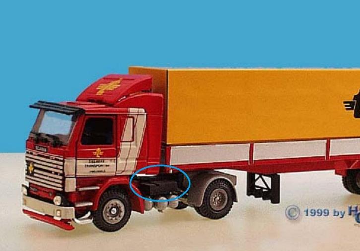 Losse accubak voor de oudere Tekno modellen., Hobby en Vrije tijd, Modelauto's | 1:50, Nieuw, Bus of Vrachtwagen, Tekno, Ophalen of Verzenden