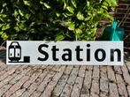 Bord treinstation ANWB, Ophalen of Verzenden, Zo goed als nieuw, Trein, Overige typen