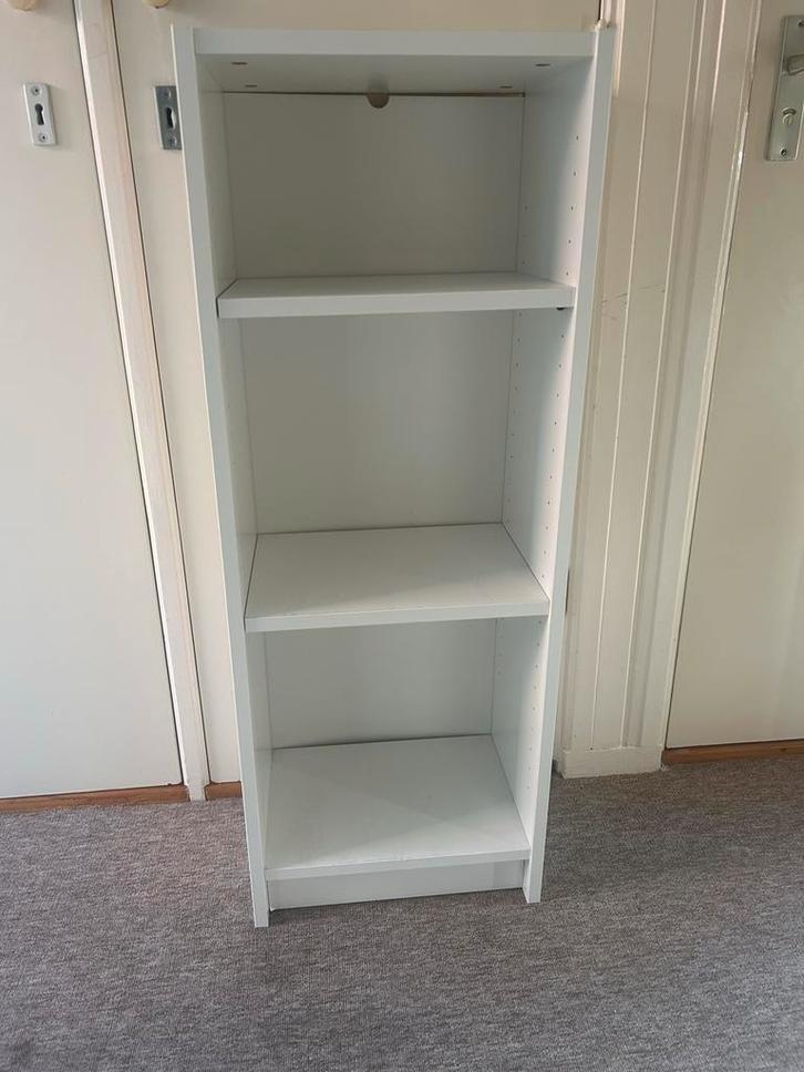 Witte IKEA Billy Boekenkast - 40x28x106 cm, Huis en Inrichting, Kasten | Boekenkasten, Gebruikt, Minder dan 50 cm, 100 tot 150 cm