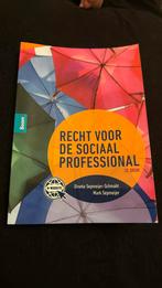Recht voor de sociaal professional 9789024437405, Ophalen of Verzenden, Zo goed als nieuw, Dineke Sepmeijer-Schmahl; Mark Sepmeijer