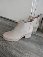 Mooie enkellaarsjes maat 43 als nieuw, Ophalen of Verzenden, Nieuw, Beige