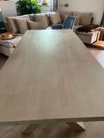 Eiken Tafel Kruispoot, Ophalen, Gebruikt, Eikenhout, 200 cm of meer