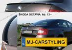 Skoda Octavia '13 HB - Achterklep spoiler III, Ophalen of Verzenden, MJ-Carstyling, Info@mj-carstyling.net, Sibeliusstraat 81 5011JH Tilburg