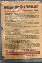 WO2 poster winterhulp, Ophalen, Gebruikt, Rechthoekig Staand