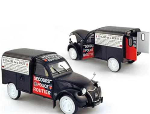 Citroen 2CV Fourgonnette 1952 Police 1/18 NOREV ref. 181504, Hobby en Vrije tijd, Modelauto's | 1:18, Nieuw, Auto, Norev, Verzenden