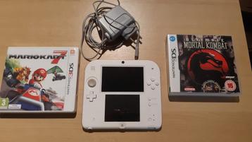 Nintendo DS2 met 2 spelen  beschikbaar voor biedingen