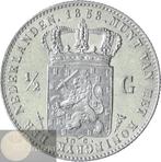 Nederland - ½ gulden 1858 Willem III KWALITEIT, ½ gulden, Koning Willem III, Zilver, Ophalen of Verzenden