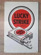 Lucky Strike 20x30 cm Reclamebord, Ophalen of Verzenden, Nieuw, Reclamebord