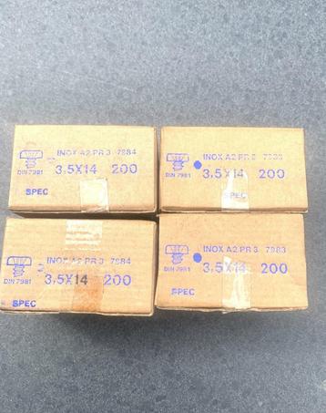 Rvs plaatschroeven 3,5 x 14 mm  beschikbaar voor biedingen